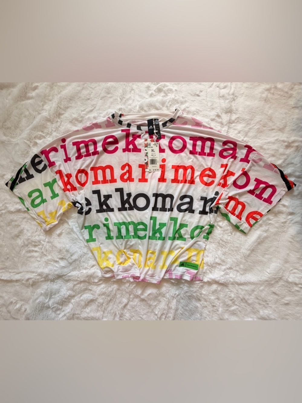 NWT Adidas x Marimekko Graphic Tee, XL